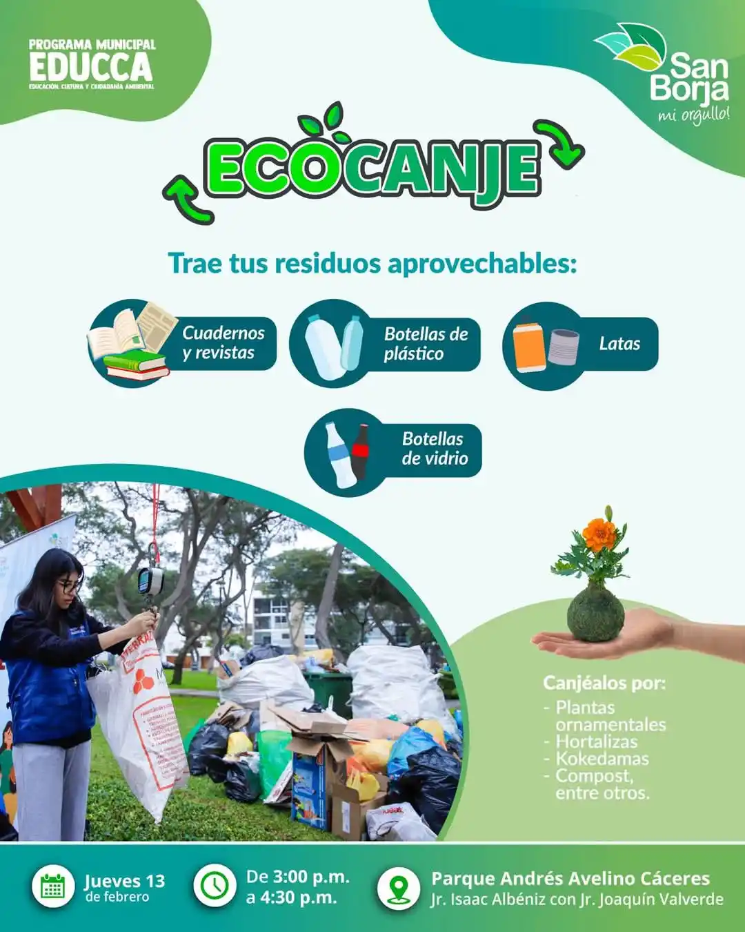 Image from San Borja Informa📢: ¡Atención, vecino! 🚨  Este jueves, participa de la campaña <a class="...