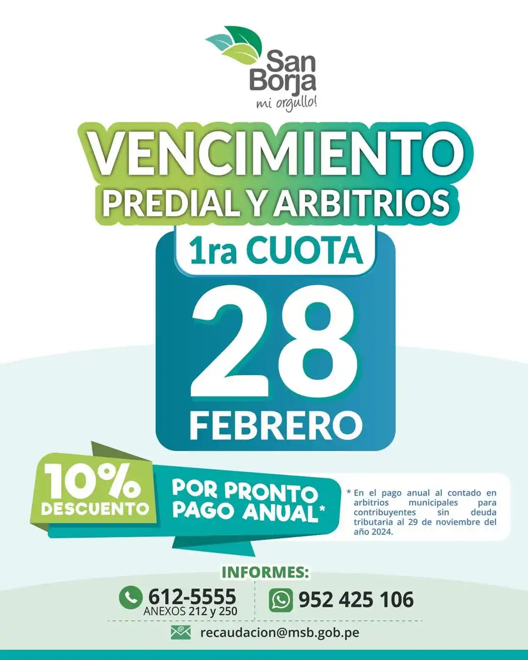 San Borja Informa📢 post