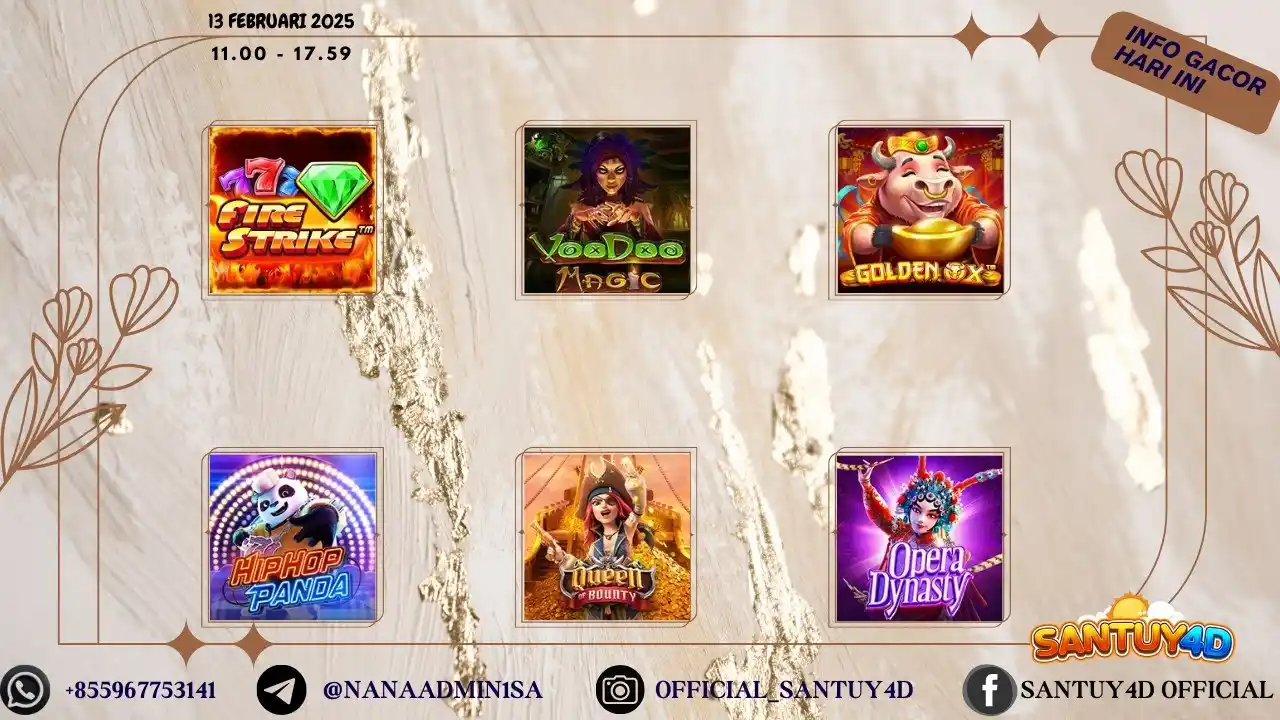 Image from SANTUY4D: 🌴 6 GAMES WINRATE TERTINGGI SUDAH SIAP UNTUK PARA MEMBER <a class="te...