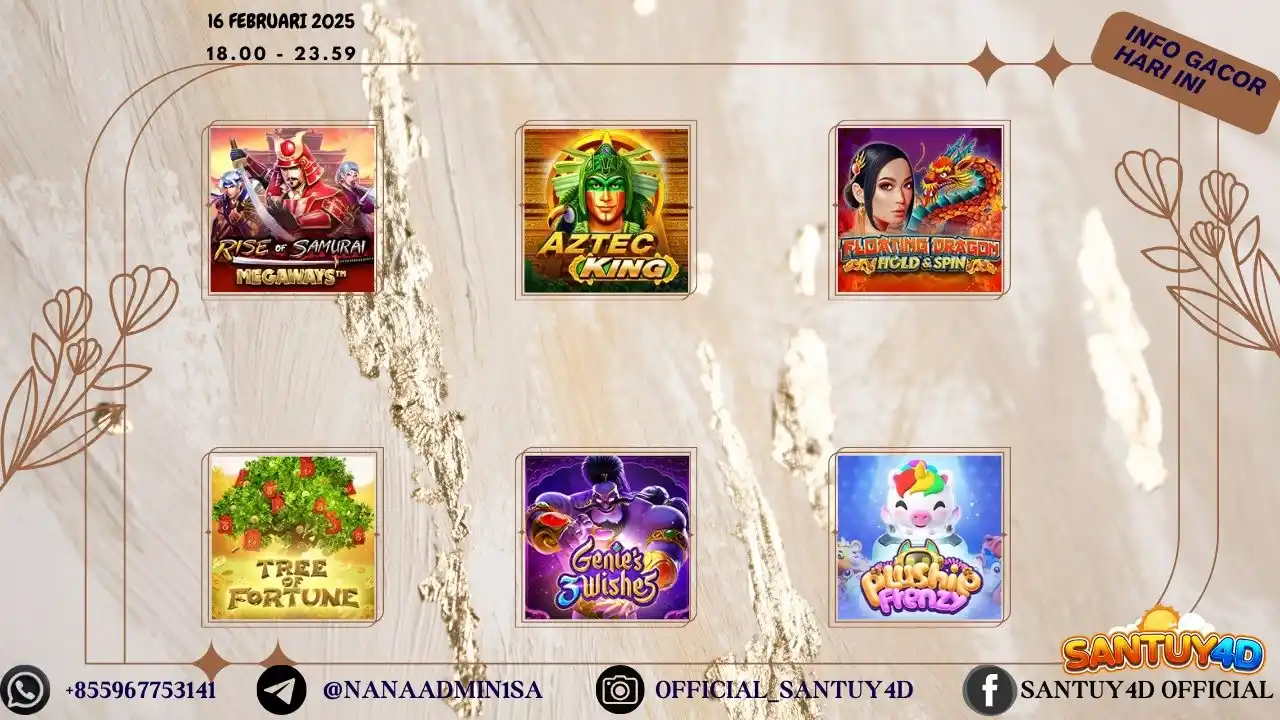 Image from SANTUY4D: 🌴 6 GAMES WINRATE TERTINGGI SUDAH SIAP UNTUK PARA MEMBER <a class="te...