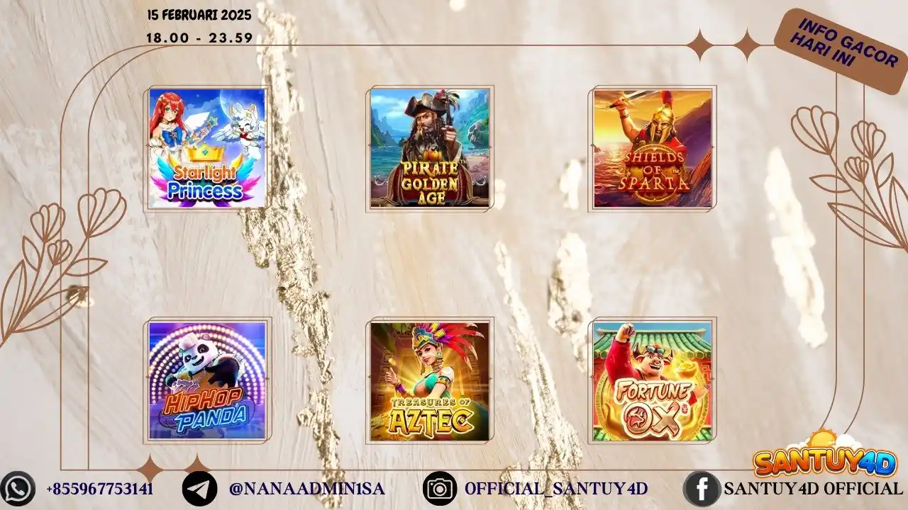 Image from SANTUY4D: 🌴 6 GAMES WINRATE TERTINGGI SUDAH SIAP UNTUK PARA MEMBER <a class="te...