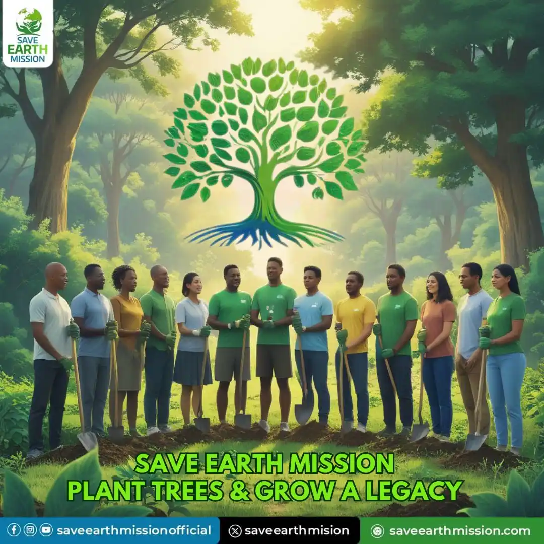 Image from Save Earth Mission: 🌍 SAVE EARTH MISSION 🌱🌿 🌳 Plant Trees & Grow a Legacy 🌳 Every tr...