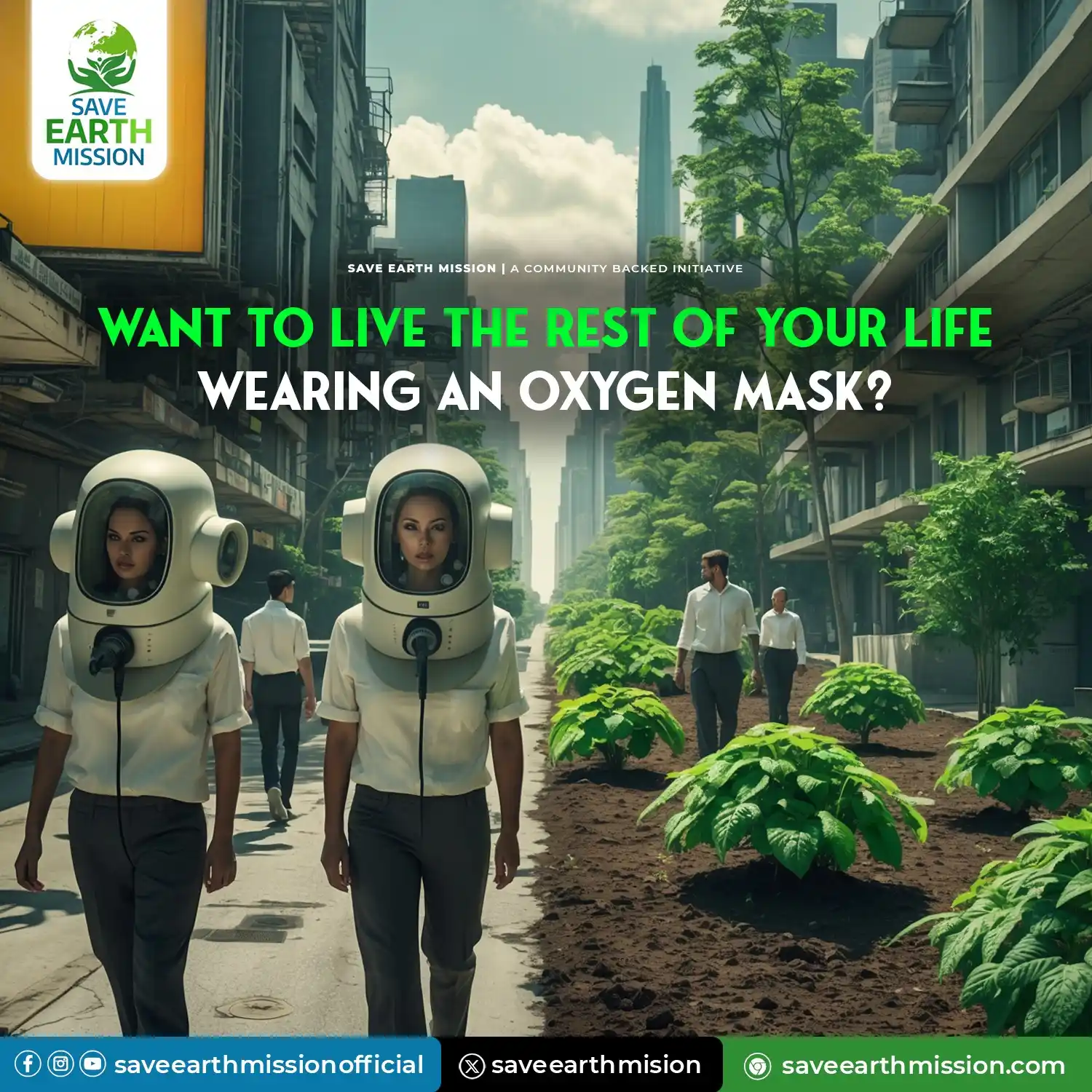 Image from Save Earth Mission: The air we breathe is precious. Let’s protect it before it’s too late....