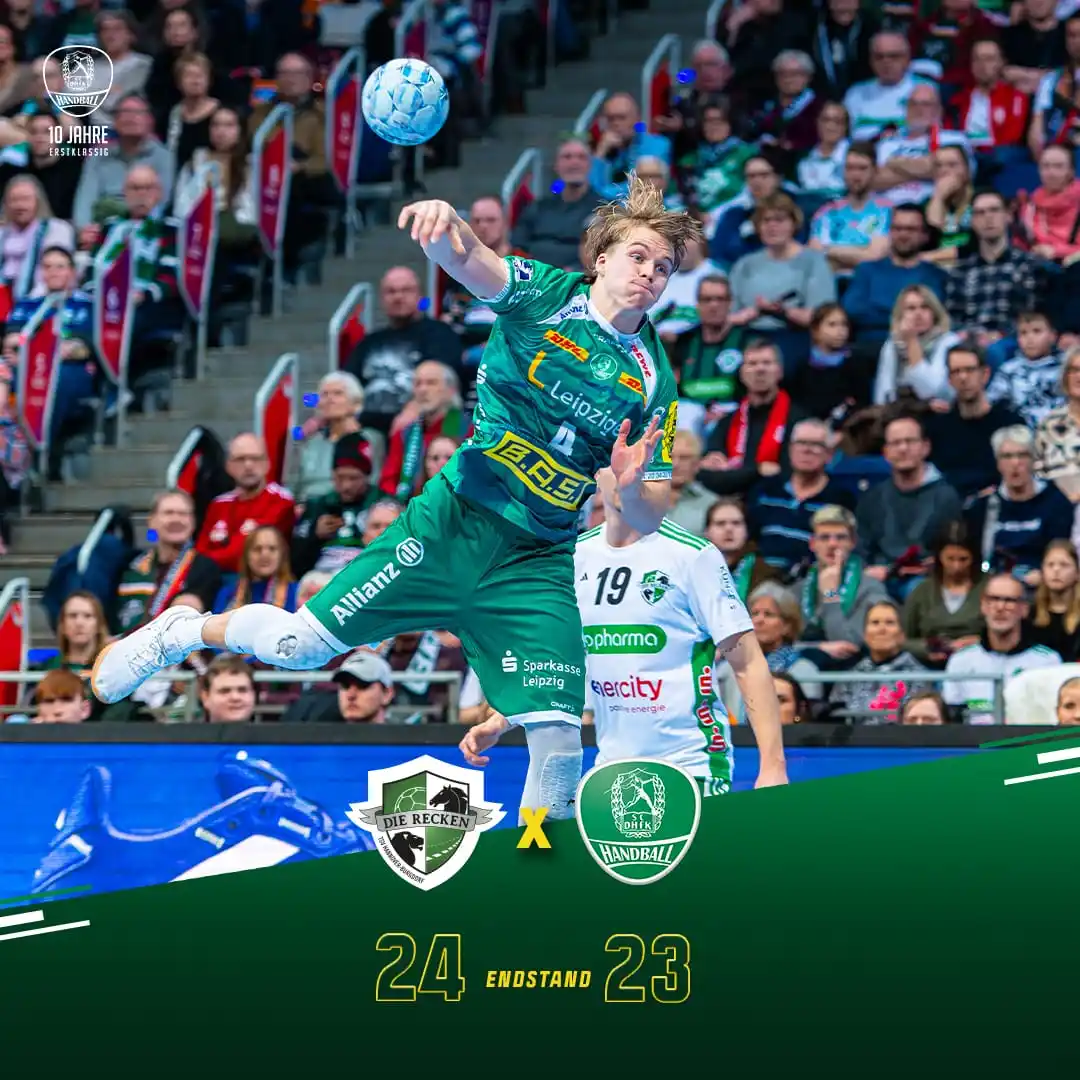 SC DHfK Handball 💚🤍 post