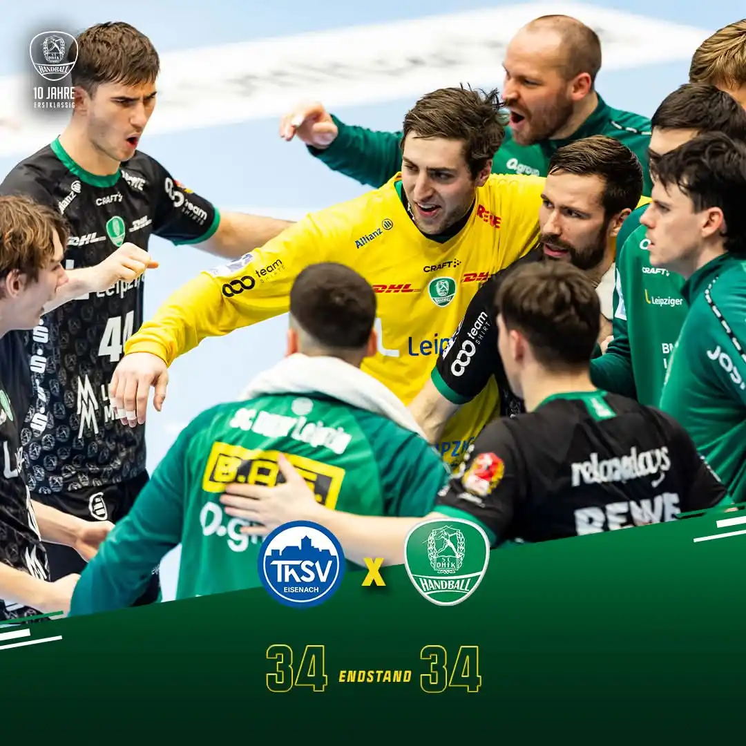 SC DHfK Handball 💚🤍 post