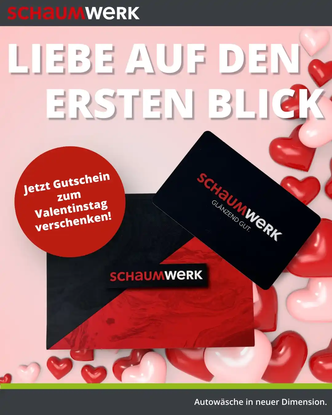 SCHAUMWERK · Autowäsche in neuer Dimension.  post