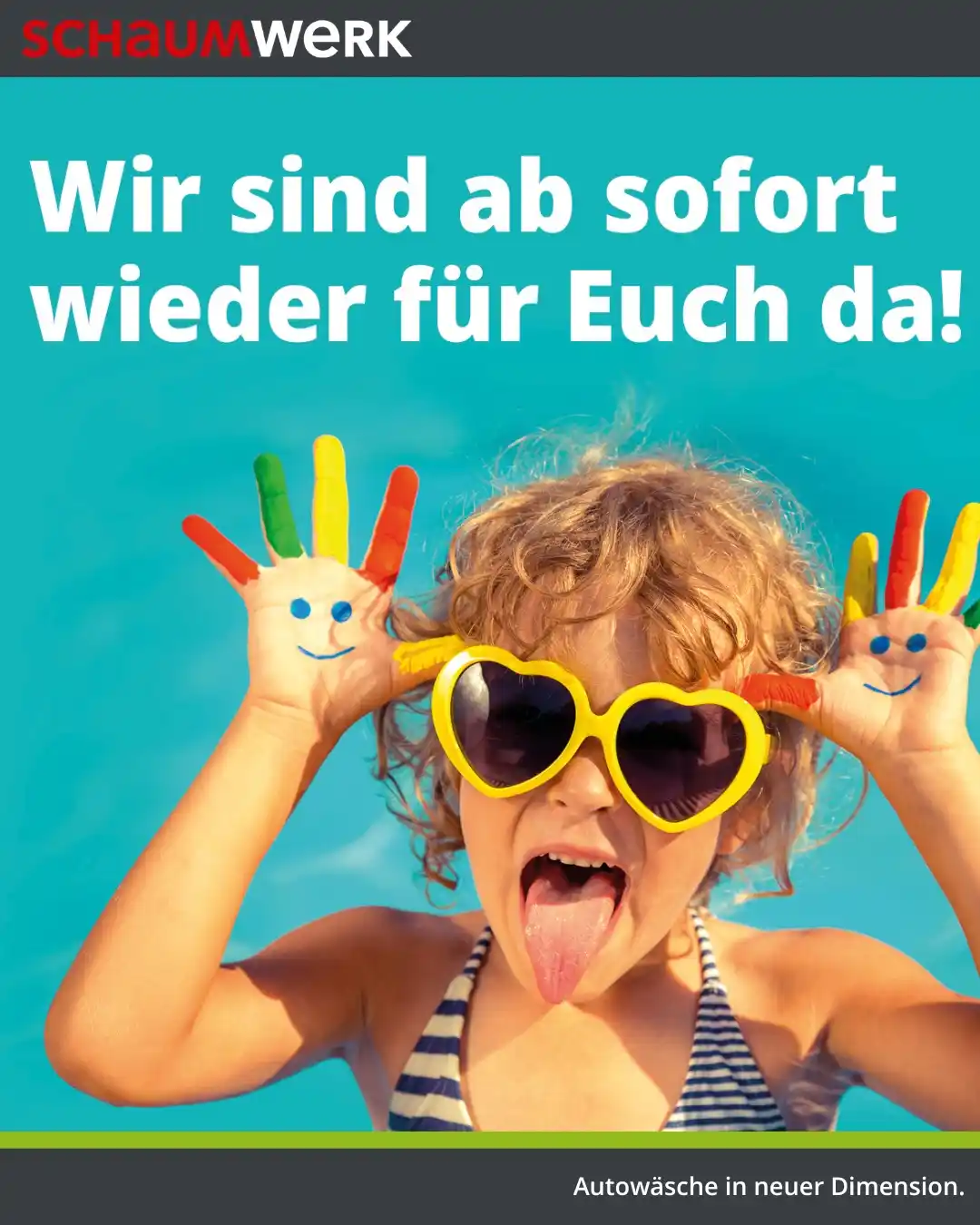 SCHAUMWERK · Autowäsche in neuer Dimension.  post