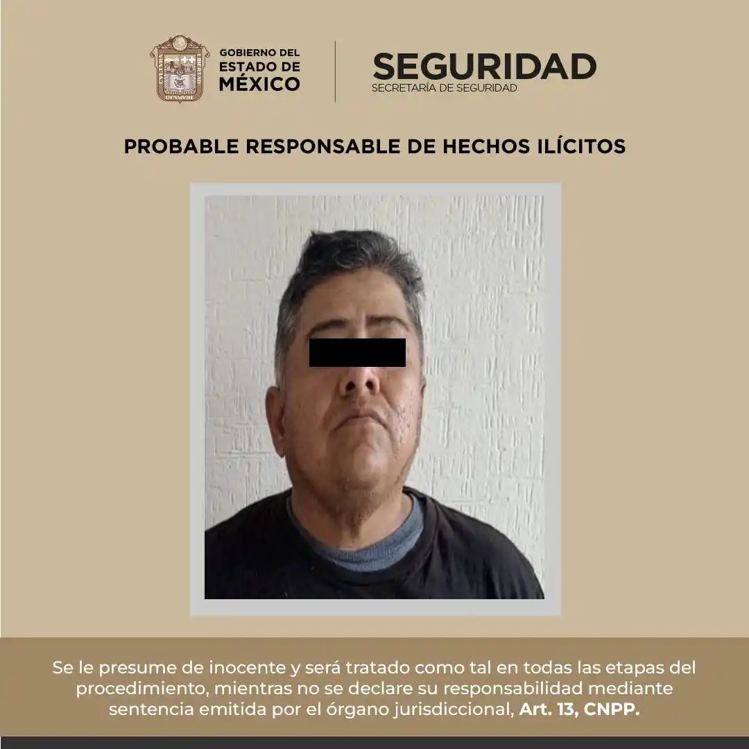 Image from Secretaría de Seguridad del Edomex : *DERIVADO DE OPERATIVO, ELEMENTOS DE LA SECRETARÍA DE SEGURIDAD DEL ED...
