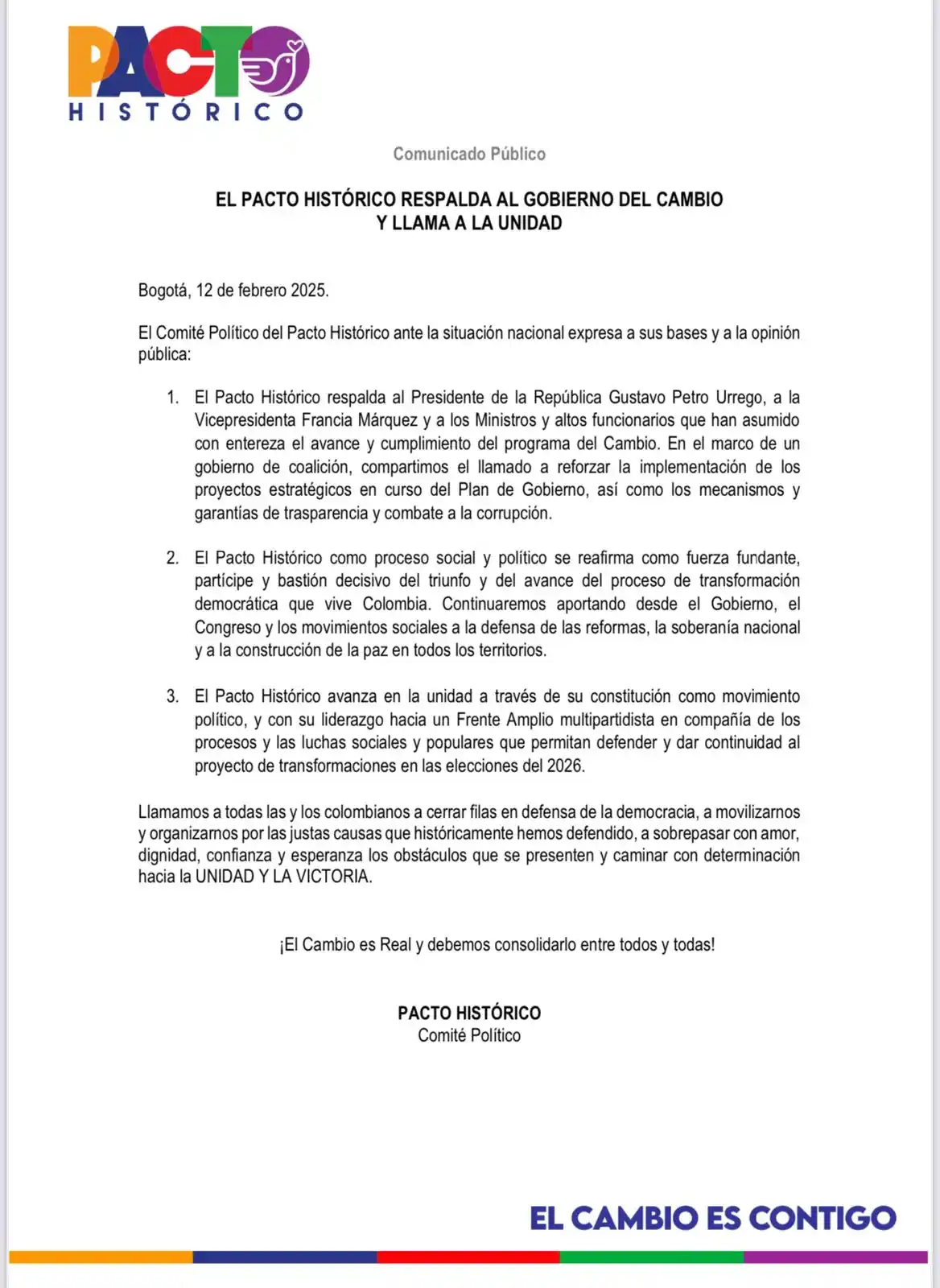 Senadora Gloria Flórez💜 post