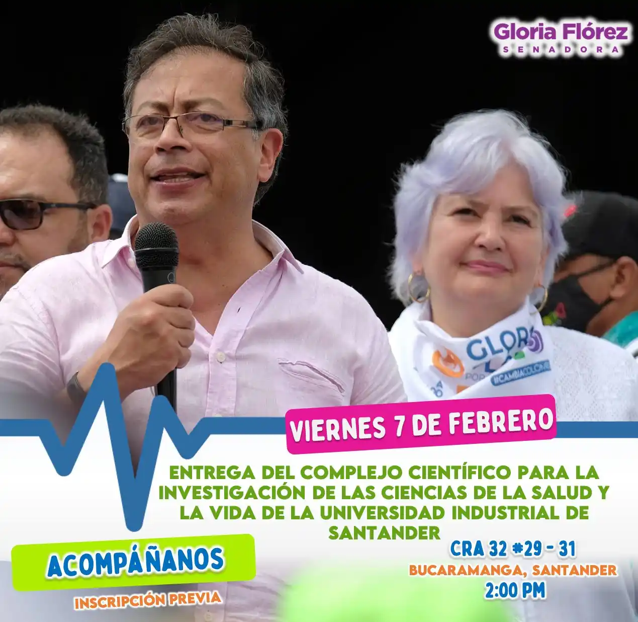 Senadora Gloria Flórez💜 post