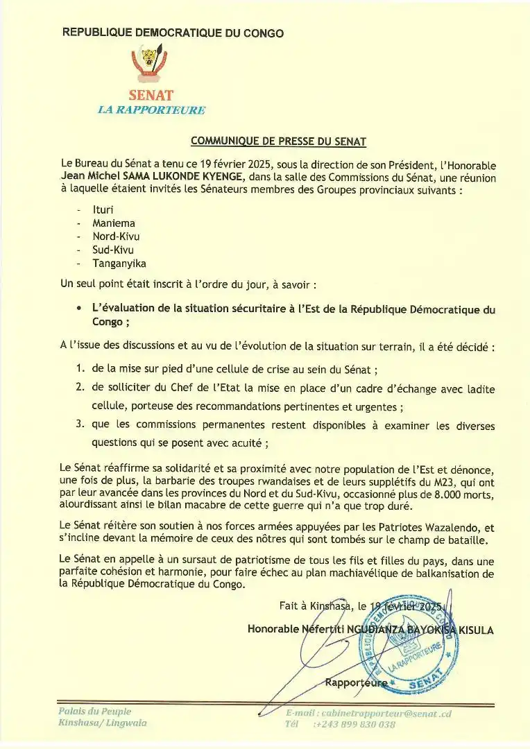 SENAT RDC post