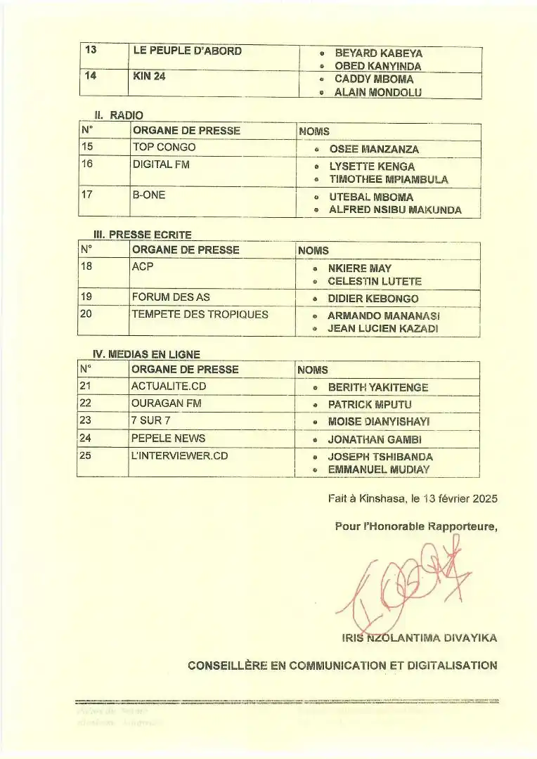 SENAT RDC post