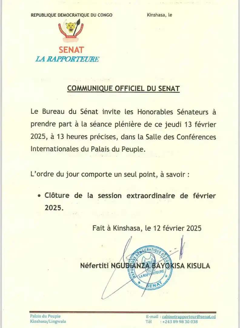 SENAT RDC post