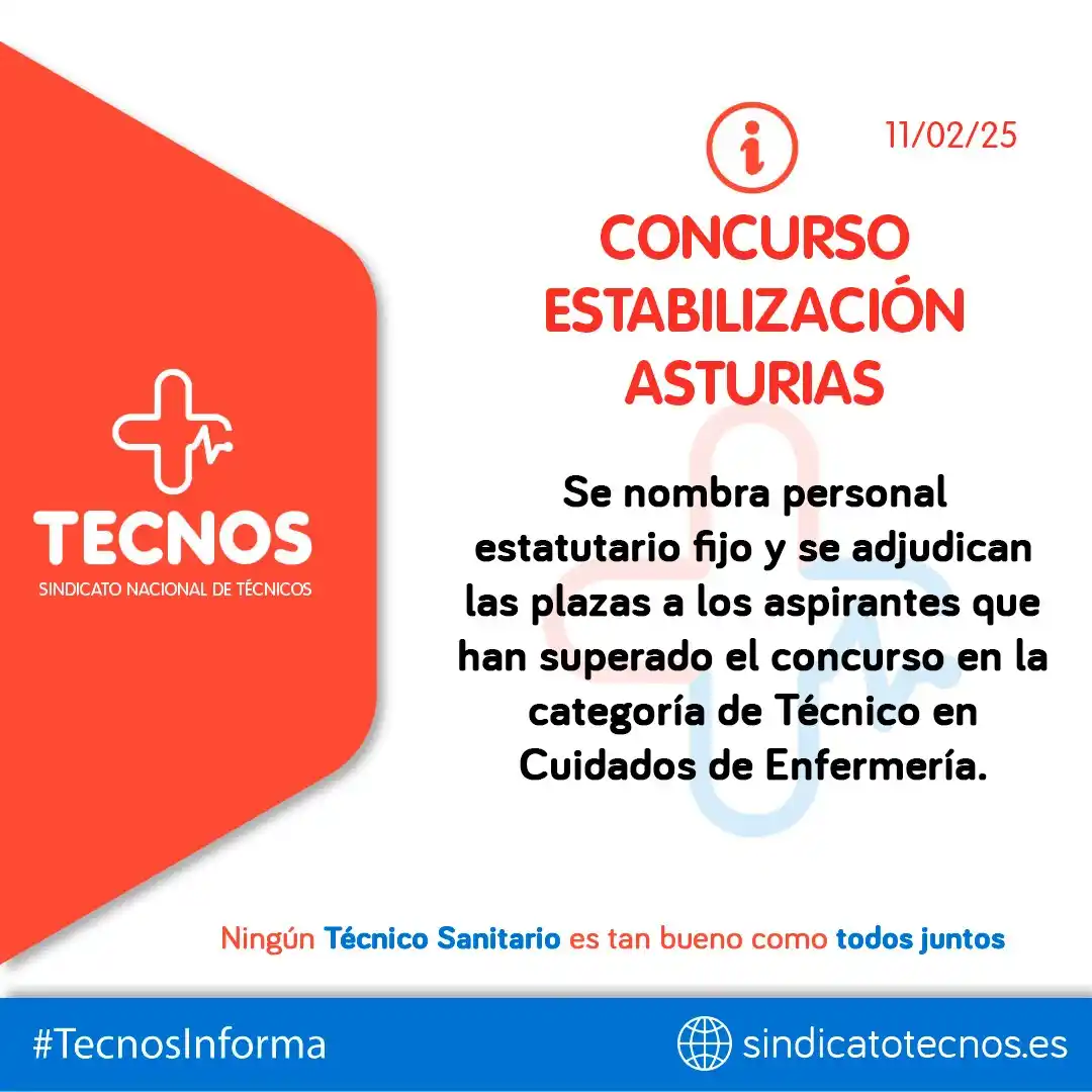 SINDICATO NACIONAL DE TÉCNICOS (TECNOS) post