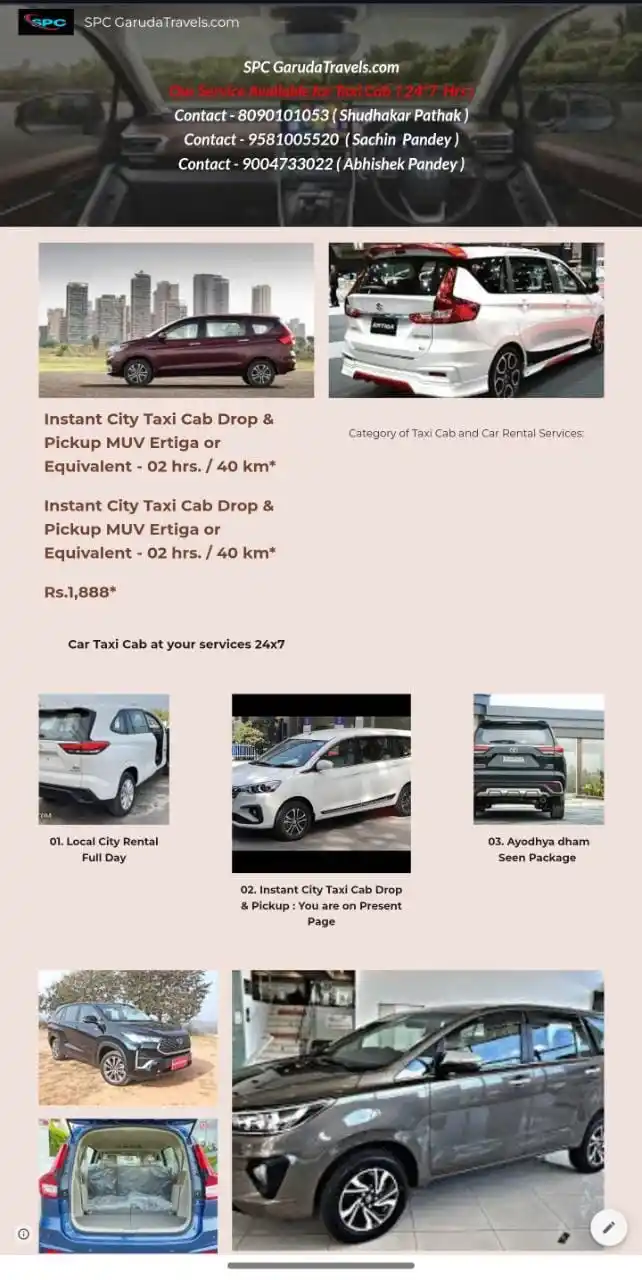 SPC Garuda Tours And Travels ( Ayodhya) post