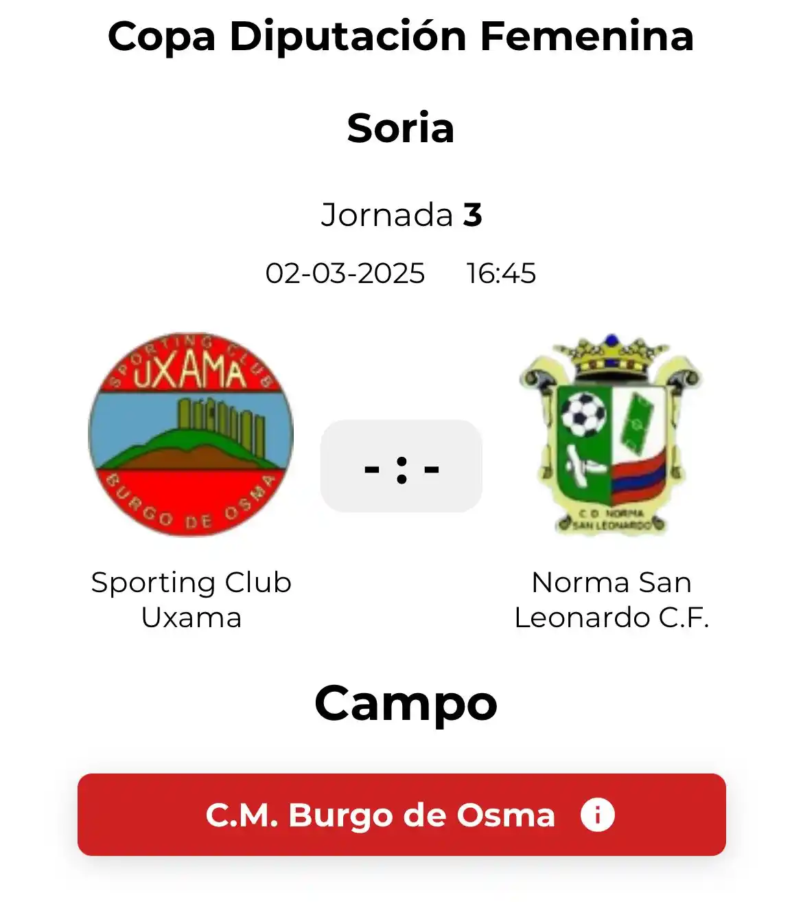 Image from Sporting Club Uxama: Único partido de este fin de semana de nuestras chicas ante el Norma S...