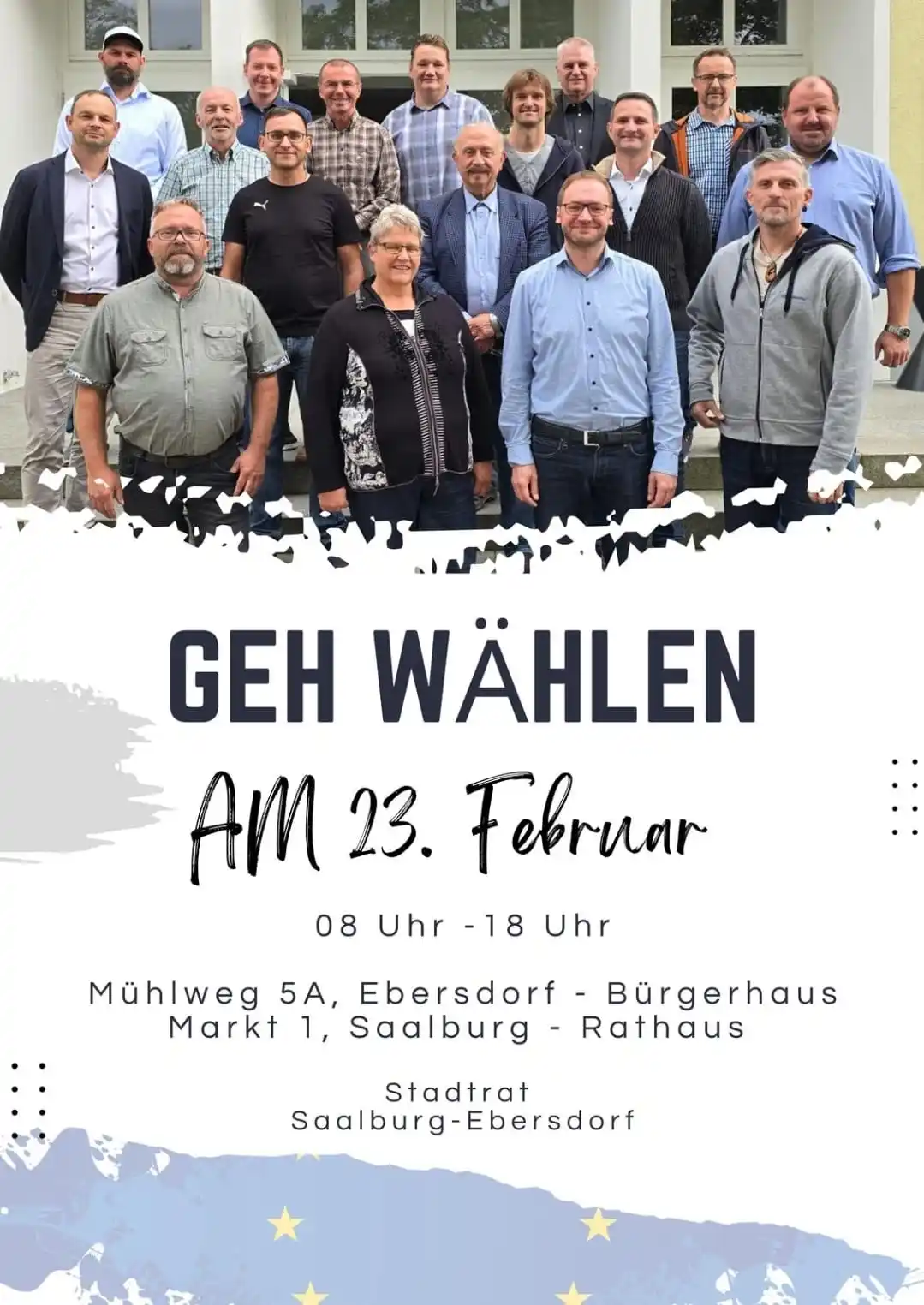 Image from Stadt Saalburg-Ebersdorf: *Ihre Stimme zählt!* Am Sonntag ist Bundestagswahl. Nutzen Sie Ihr Wa...
