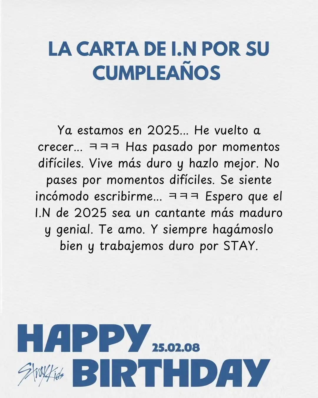 Stray Kids INFOSTAY post