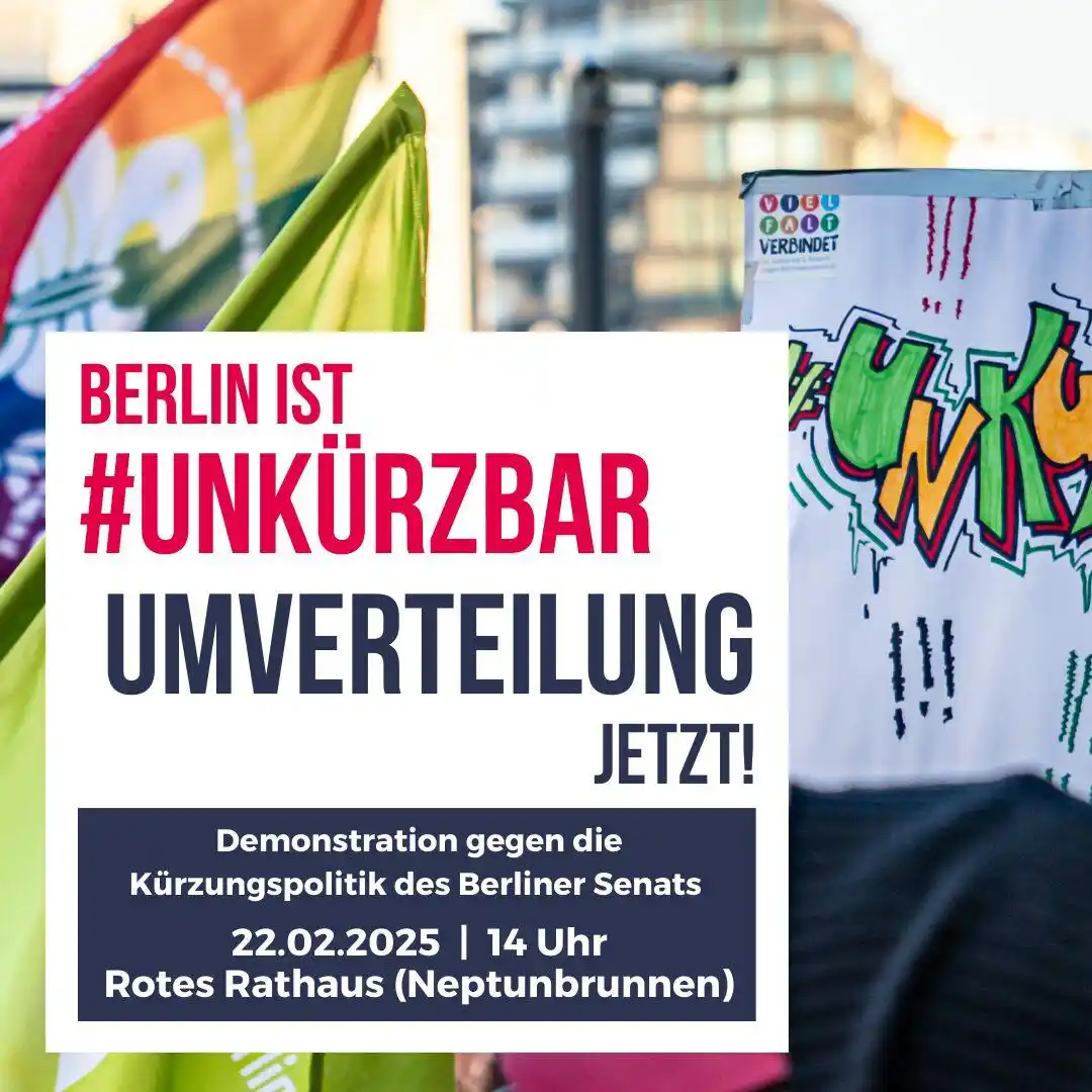 Image from StudierendenWERK BERLIN : Ende des vergangenen Jahres hat der Berliner Senat 30 Prozent des Zusc...