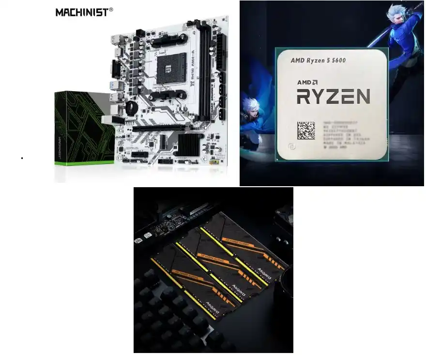 Image from TECNAN OFERTAS: 🤩 OLHA O KIT AM4 NO PRECINHO  ‼️ MOEDAS PELO APP  💥 Placa mãe MACHIN...
