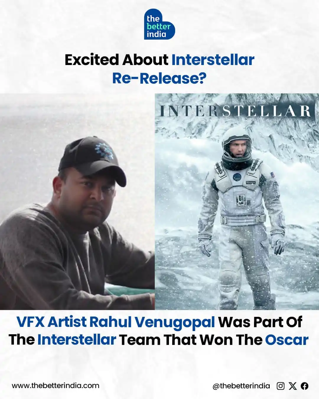 Image from The Better India: Christopher Nolan’s Interstellar is back on the big screen in India, g...