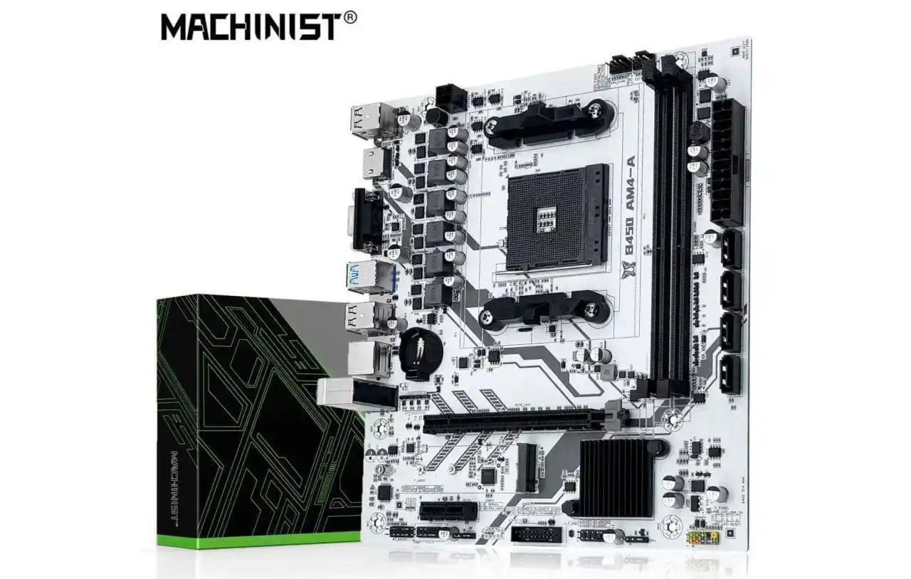 Image from Tico De Tudo Promos - Iskandar Souza: 🔥KIT AM4 B450M + RYZEN 5600 + 32GB DDR4  🔥Placa mãe MACHINIST B450M ...