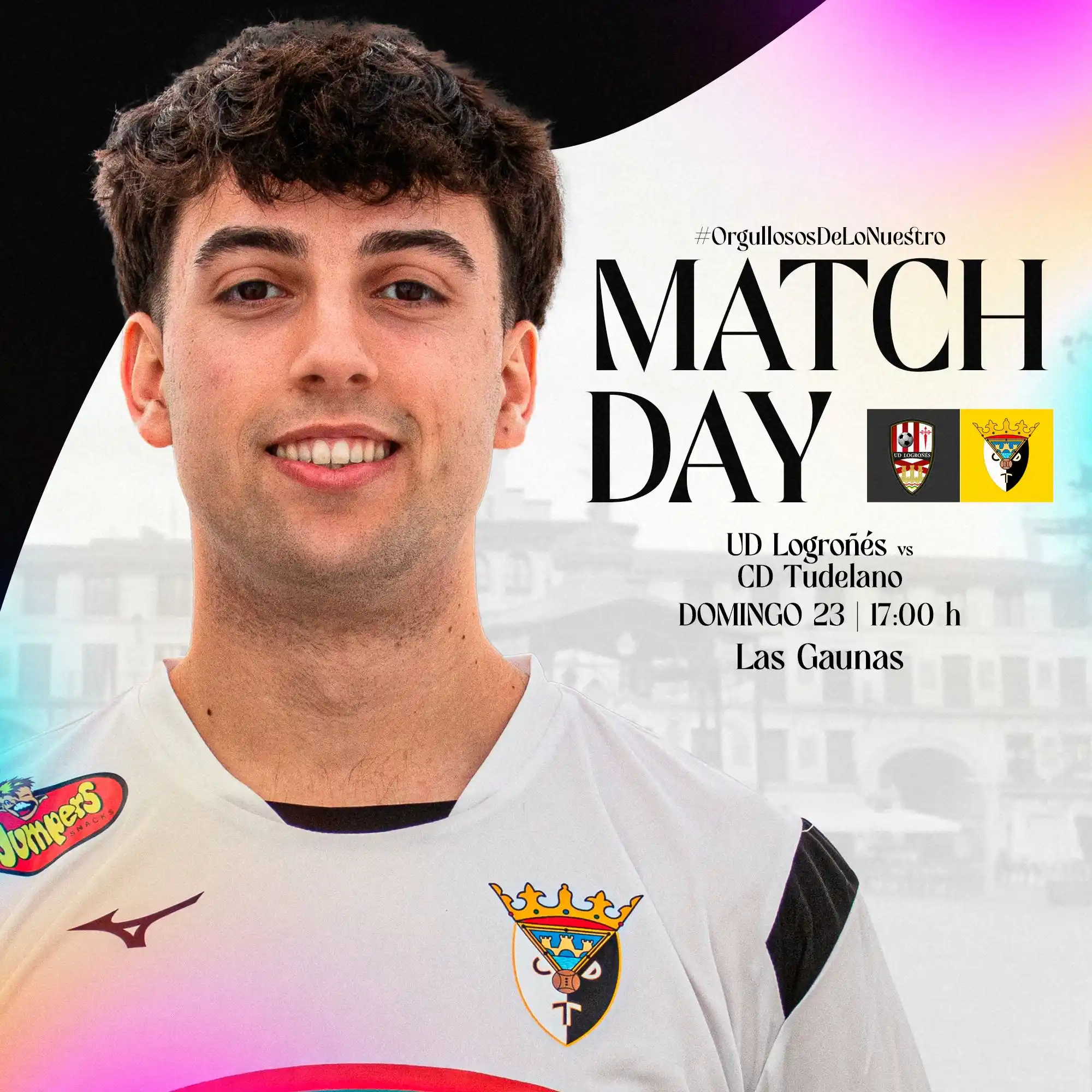 Image from Tudelano Ribera Navarra: โ๏ธ ๐๐ฬ๐ ๐๐ ๐ฃ๐๐ฅ๐ง๐๐๐ข | ๐ Jornada 24 ๐ Las Gaunas ๐ UD L...