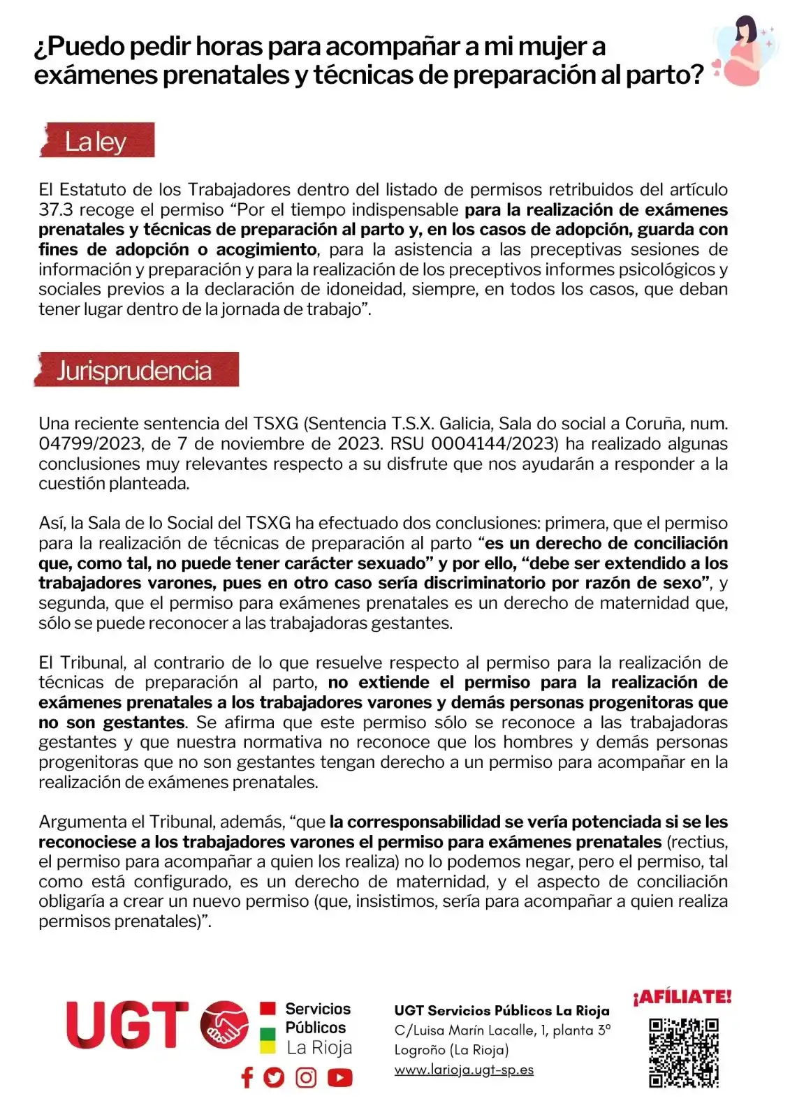 UGT Servicios Públicos La Rioja post