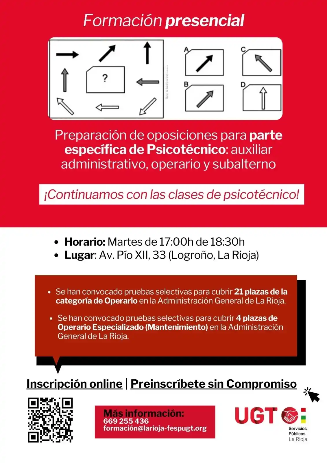 UGT Servicios Públicos La Rioja post