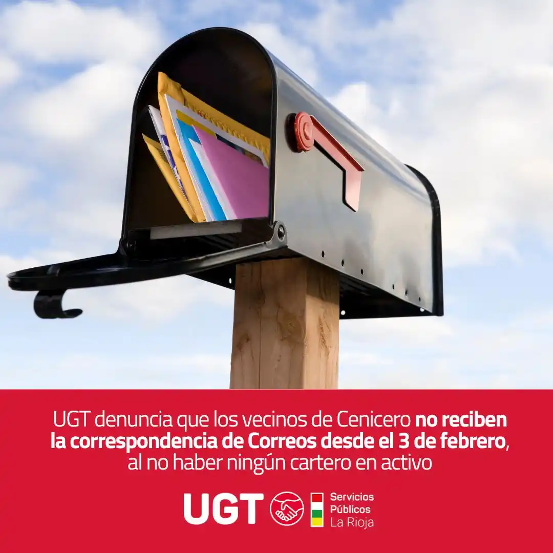 UGT Servicios Públicos La Rioja post