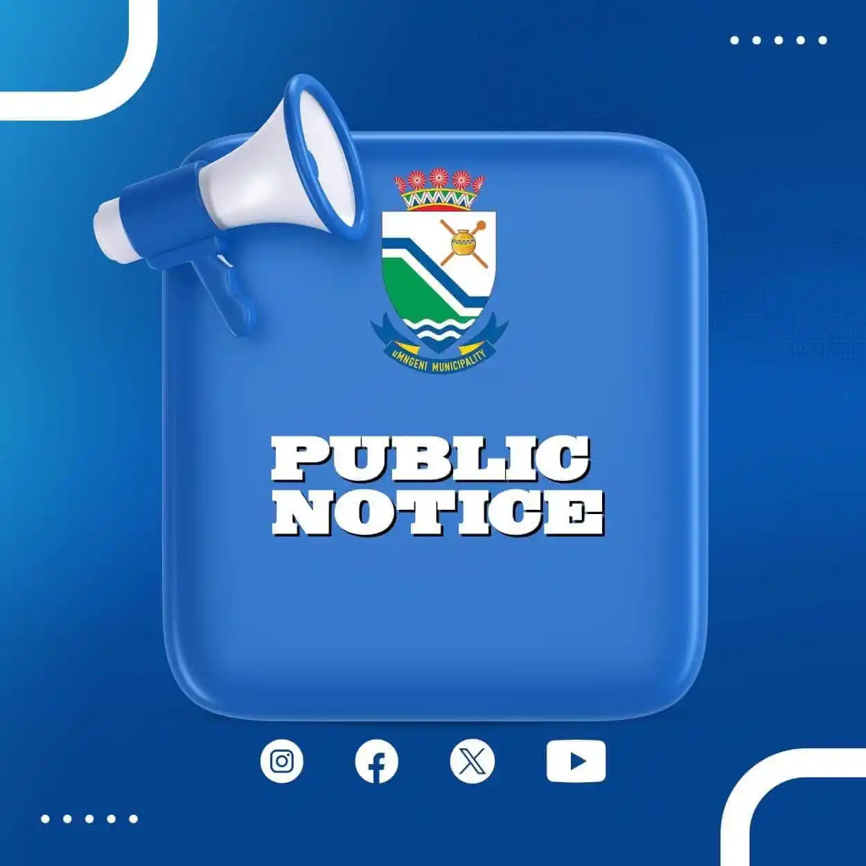 uMngeni Municipality  post