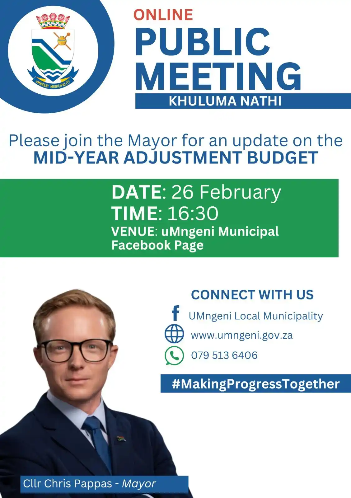uMngeni Municipality  post