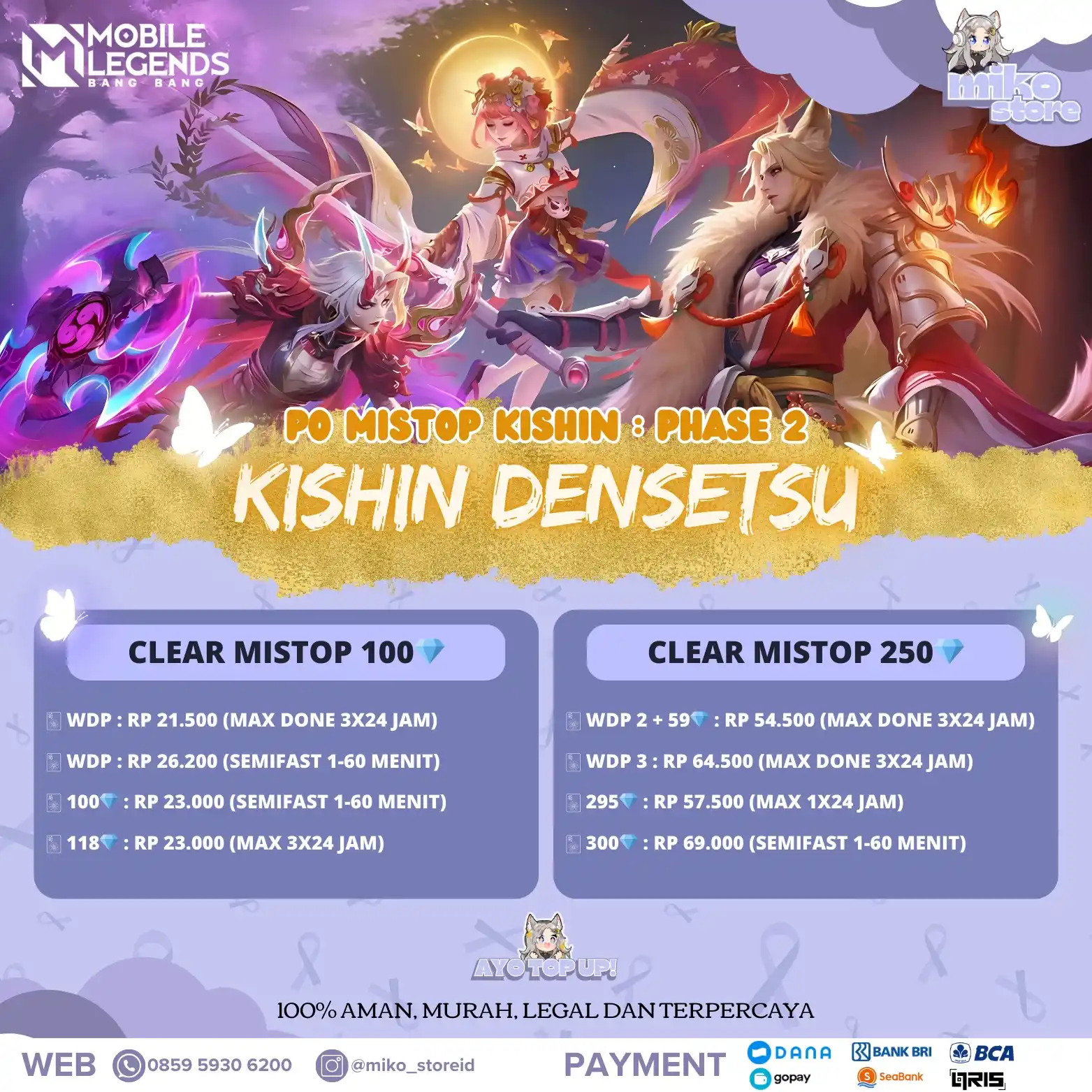 📝 ⊱ UKIMIKO PRICELIST post