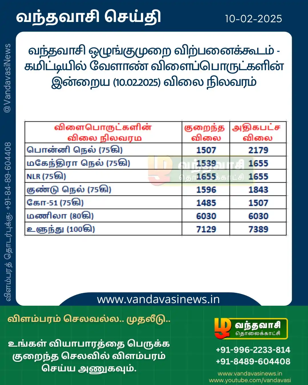 Vandavasi Info post