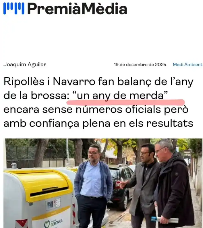 Volem contenidors SENSE targeta PdM post