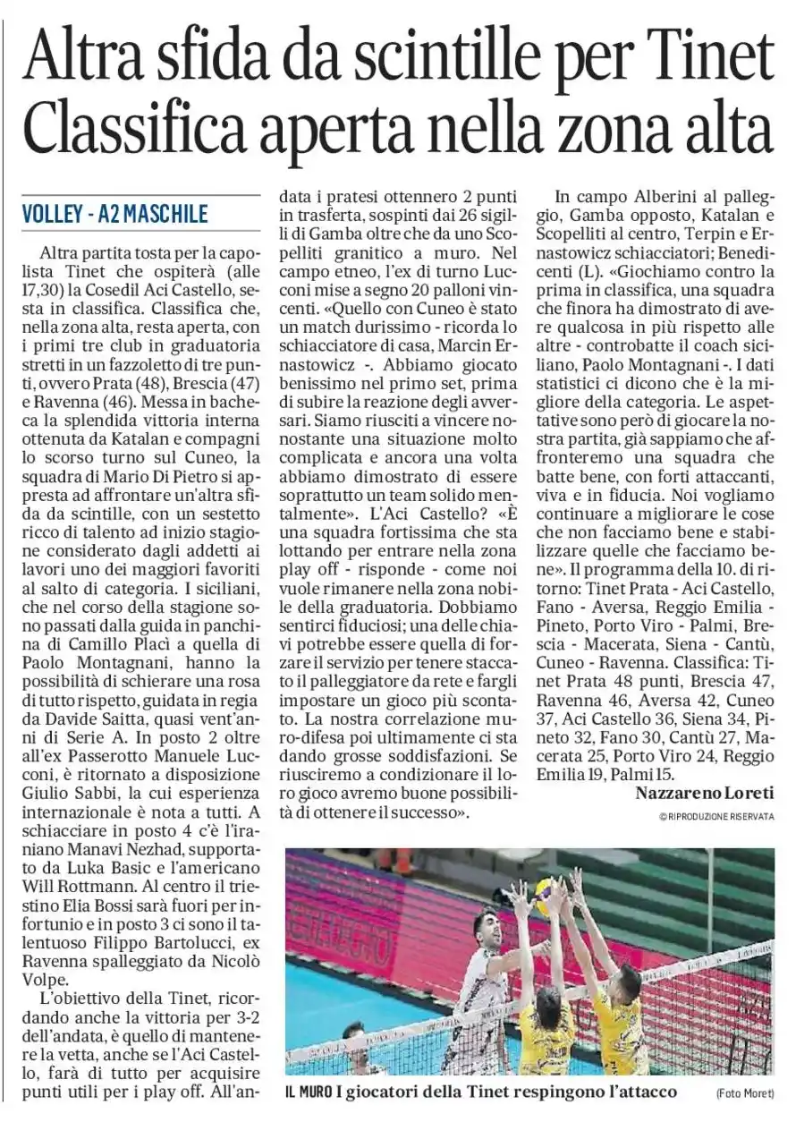 Volley Prata post