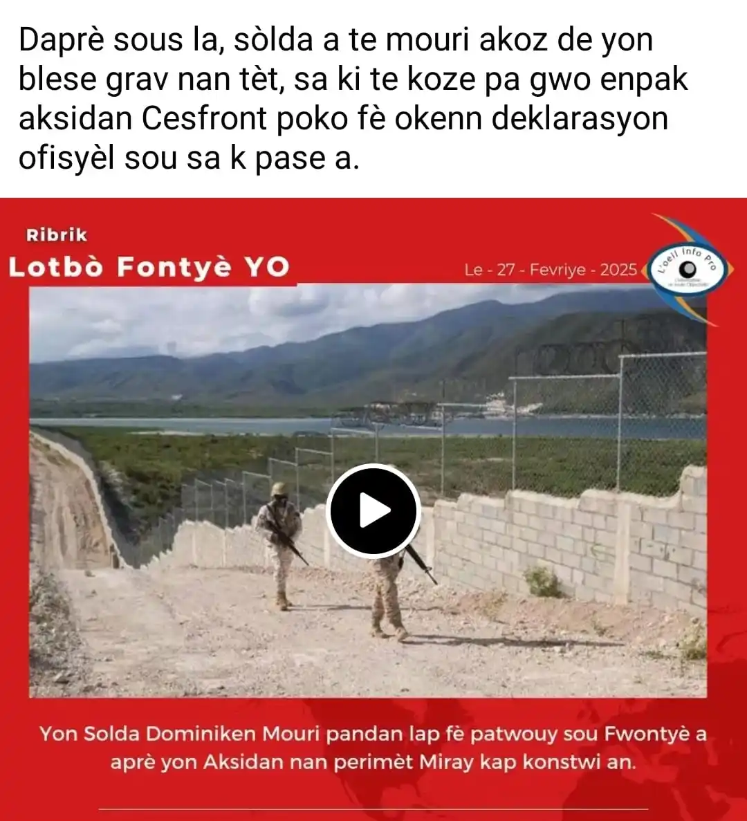 VOLNY ENFO  Partager+1438 223 4343 post