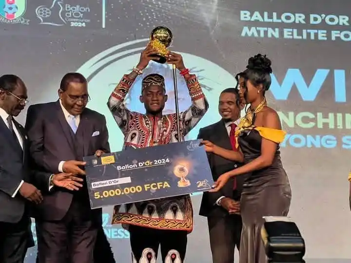 Image from Weylan Knowledge Corporation: *BALLON D'OR CAMEROUNAIS 2024⚽🇨🇲|* *Nchindo John Bosco* est sacré B...