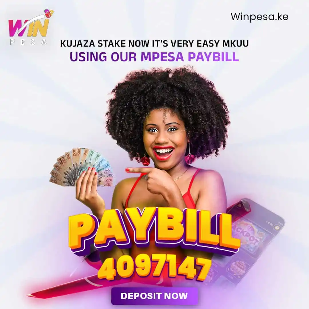 Image from WINPESA. KE: Online deposit inakupea stress mkuu? You can now top up your winpesa ...