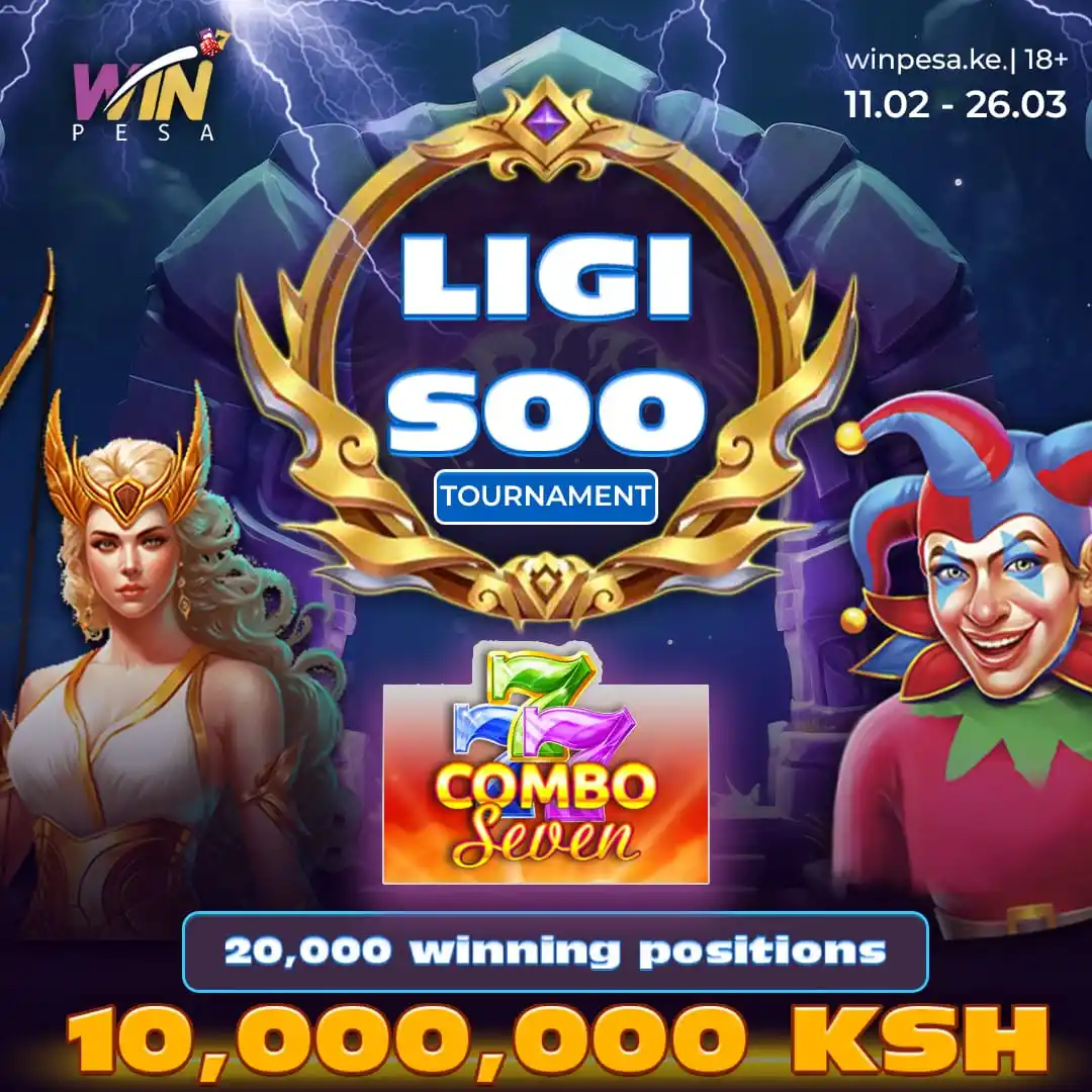 Image from WINPESA. KE: Combo Seven casino game is now among listed games za tournament. Chec...