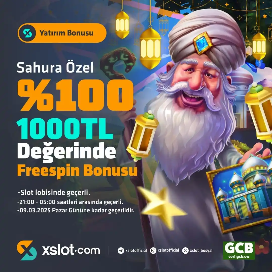 Image from xslot.com: 🔥 %100 Sahura Özel Freespin Bonusu! ✅ Yatırımını yap Xslot Farkıyla,...
