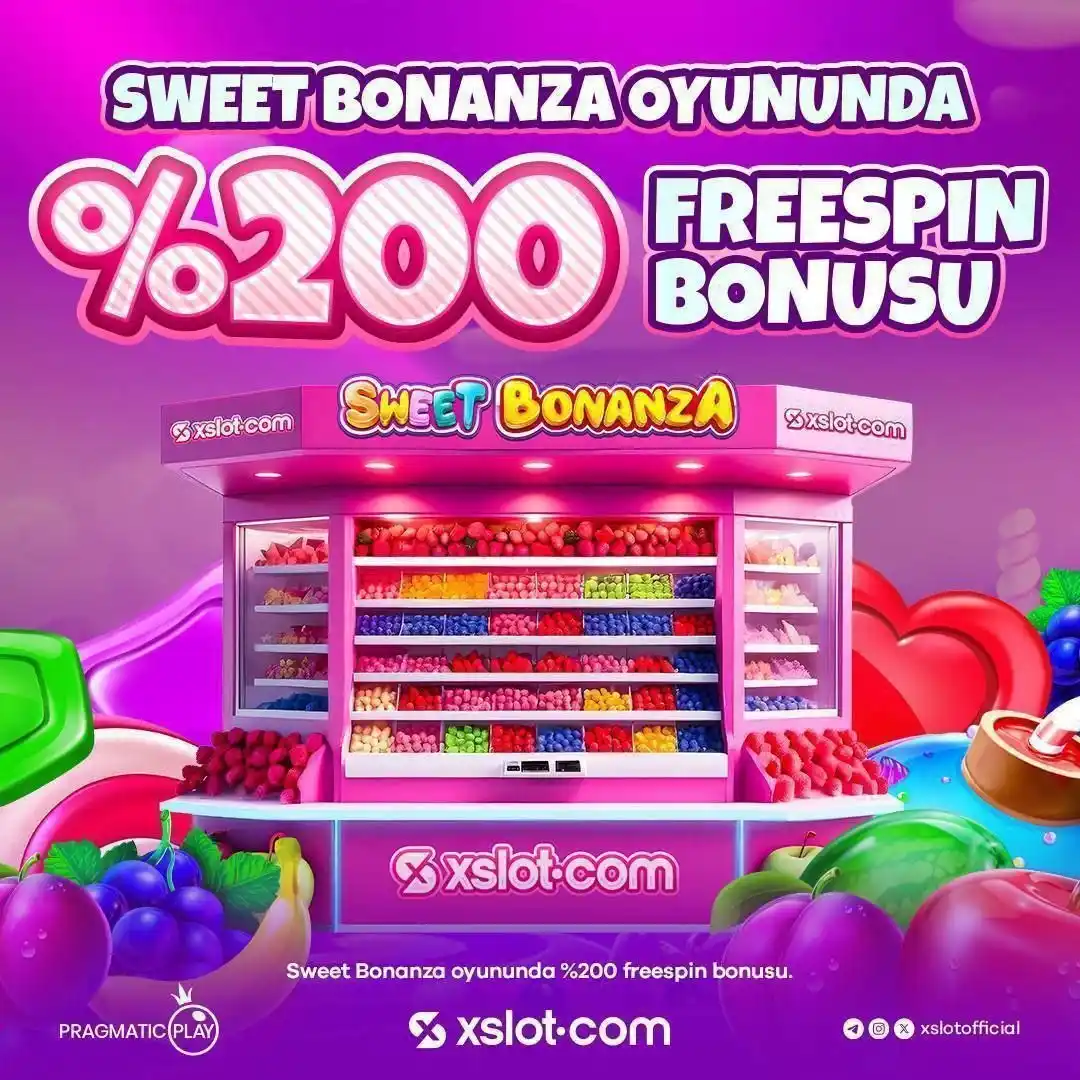 Image from xslot.com: 👑 %200 SWEET BONANZA FREESPIN BONUSU 👑 🍬Yatırımını Yap, Xslot.com ...