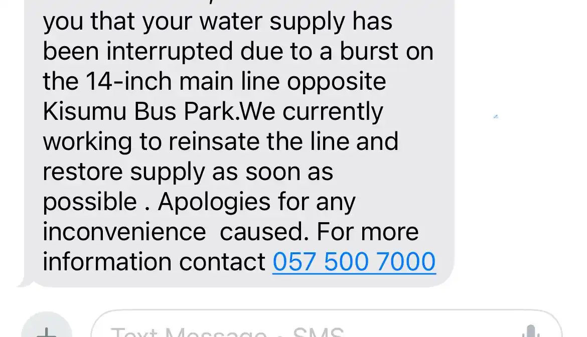 Image from 4BM News Channel : This is how our water system and services works in the cleanest “cirry...