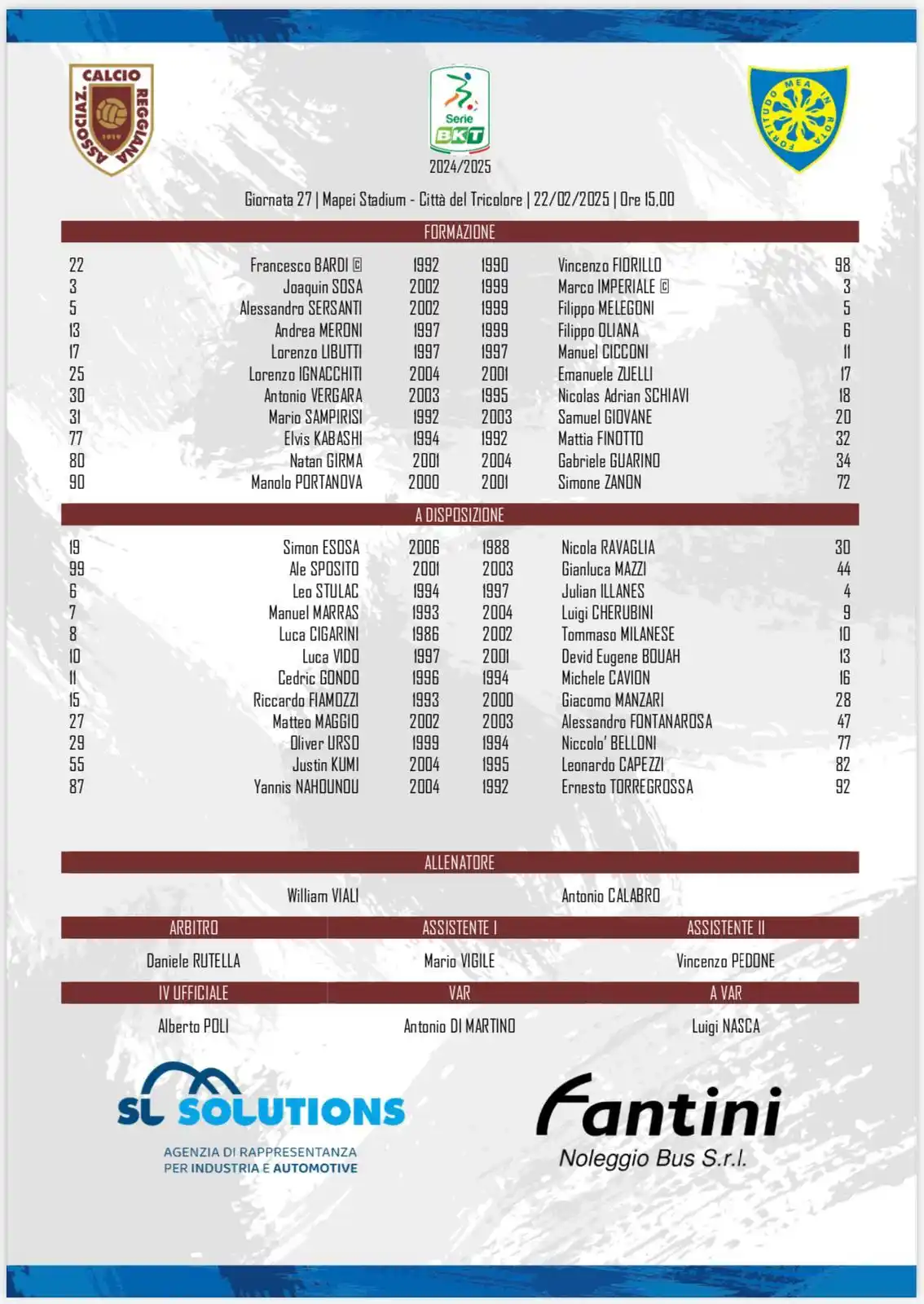 AC Reggiana 1919 post
