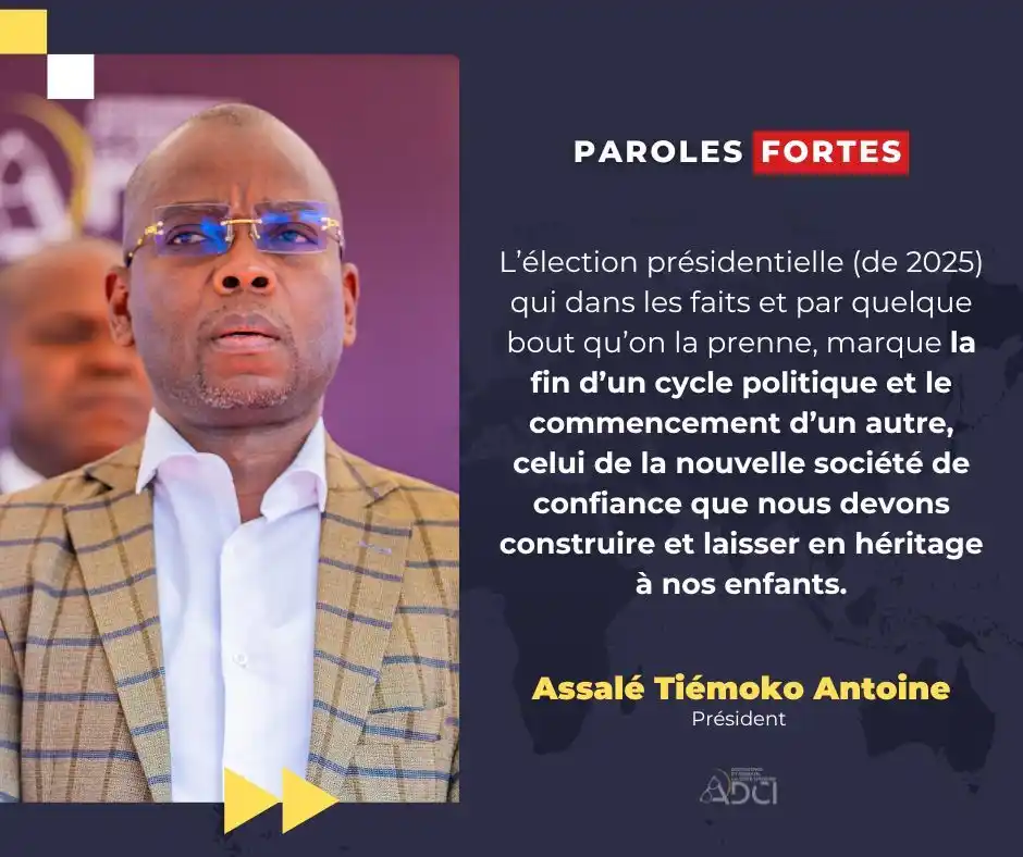 Image from ADCI News: 📢 Un tournant historique se dessine !
L’élection présidentielle de 2...