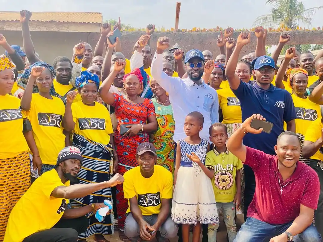 Image from ADCI News: 📢 ADCI à Morokro : Mobilisation et Engagement ! Le Comité Citoyen AD...
