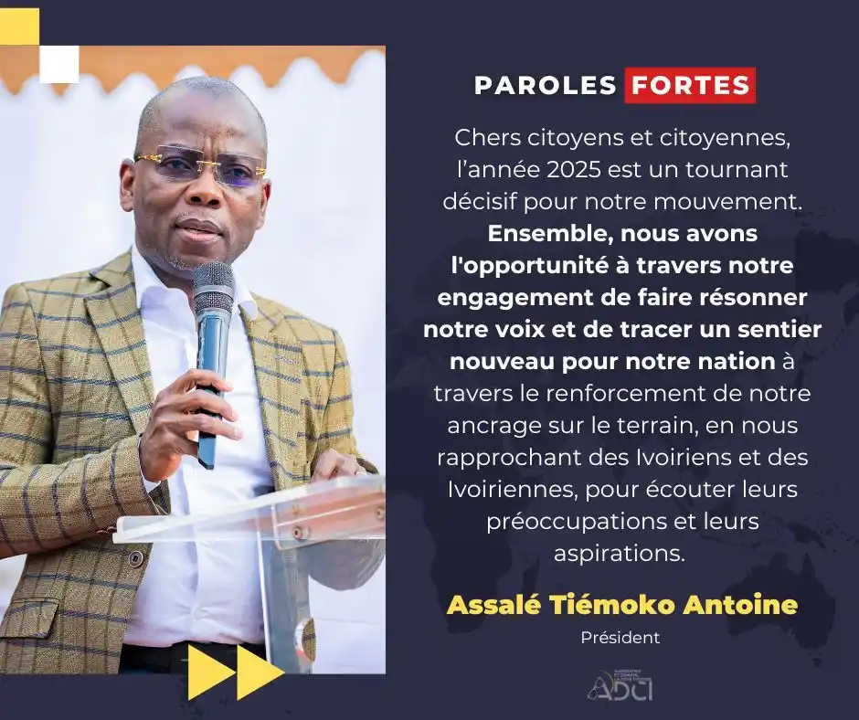 Image from ADCI News: 📢 2025, un tournant décisif pour notre nation !
Ensemble, faisons r...