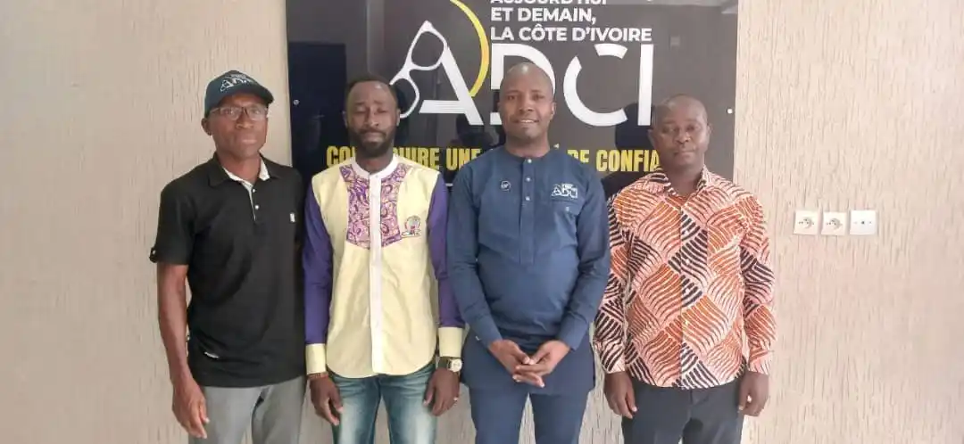 Image from ADCI News: Ce vendredi 21 février 2025, le Secrétaire Exécutif Roger YOUAN a reçu...