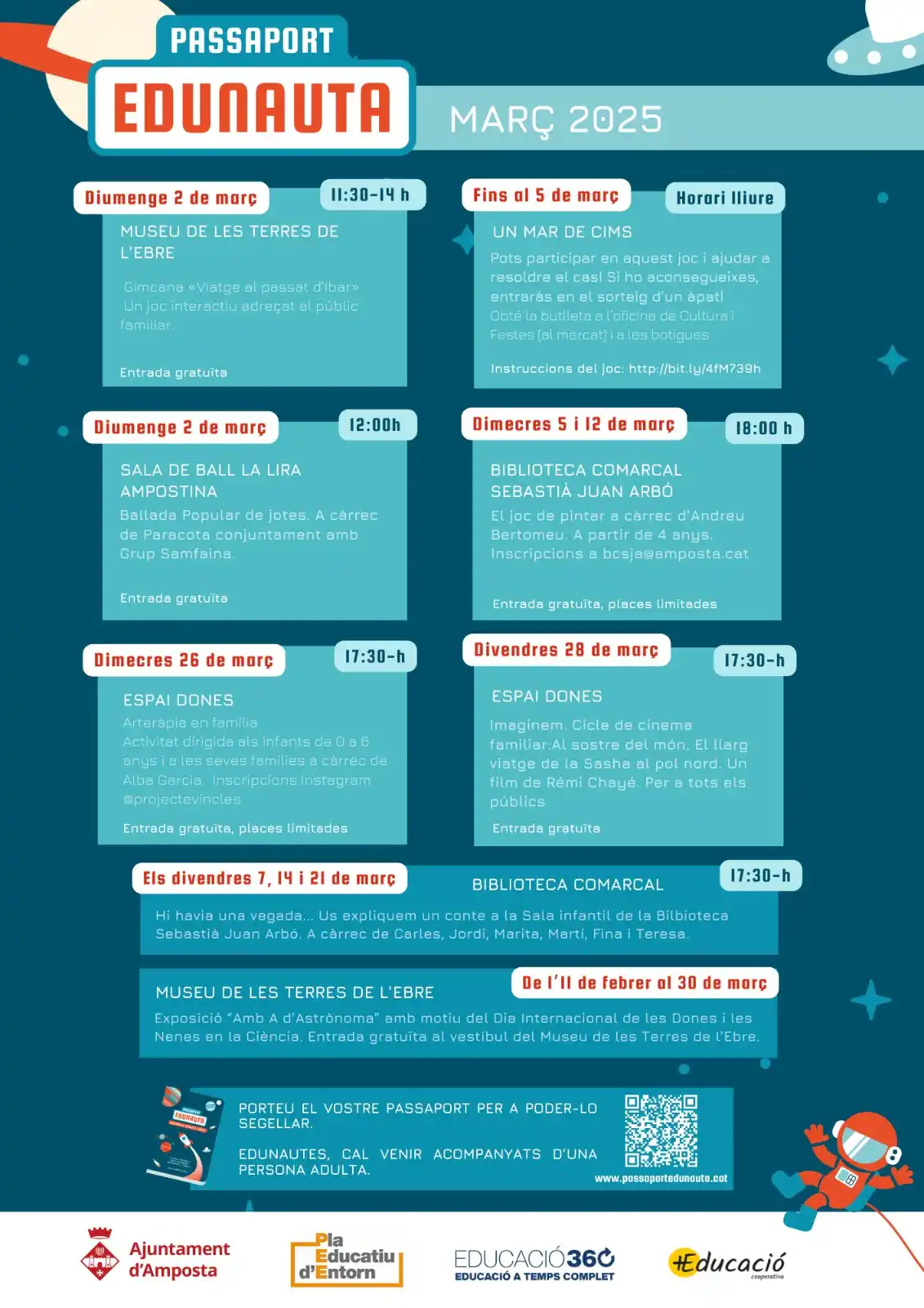 Image from Ajuntament d'Amposta: 👩🏻🏫 EDUCACIÓ360 | Les activitats del Passaport Edunauta continuen ...