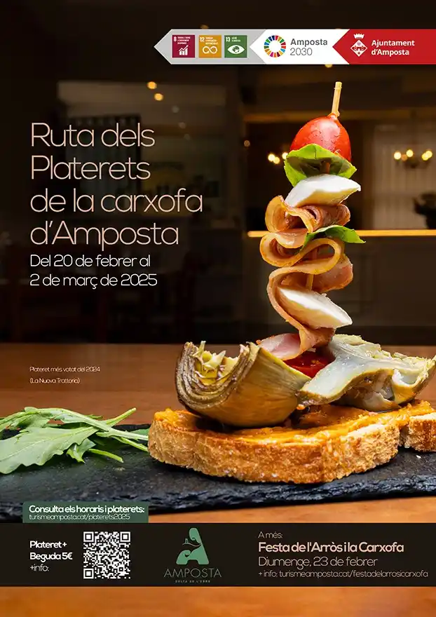 Image from Ajuntament d'Amposta: 🍽️ GASTRONOMIA | Arranca la Ruta dels platerets de la carxofa amb 9 e...
